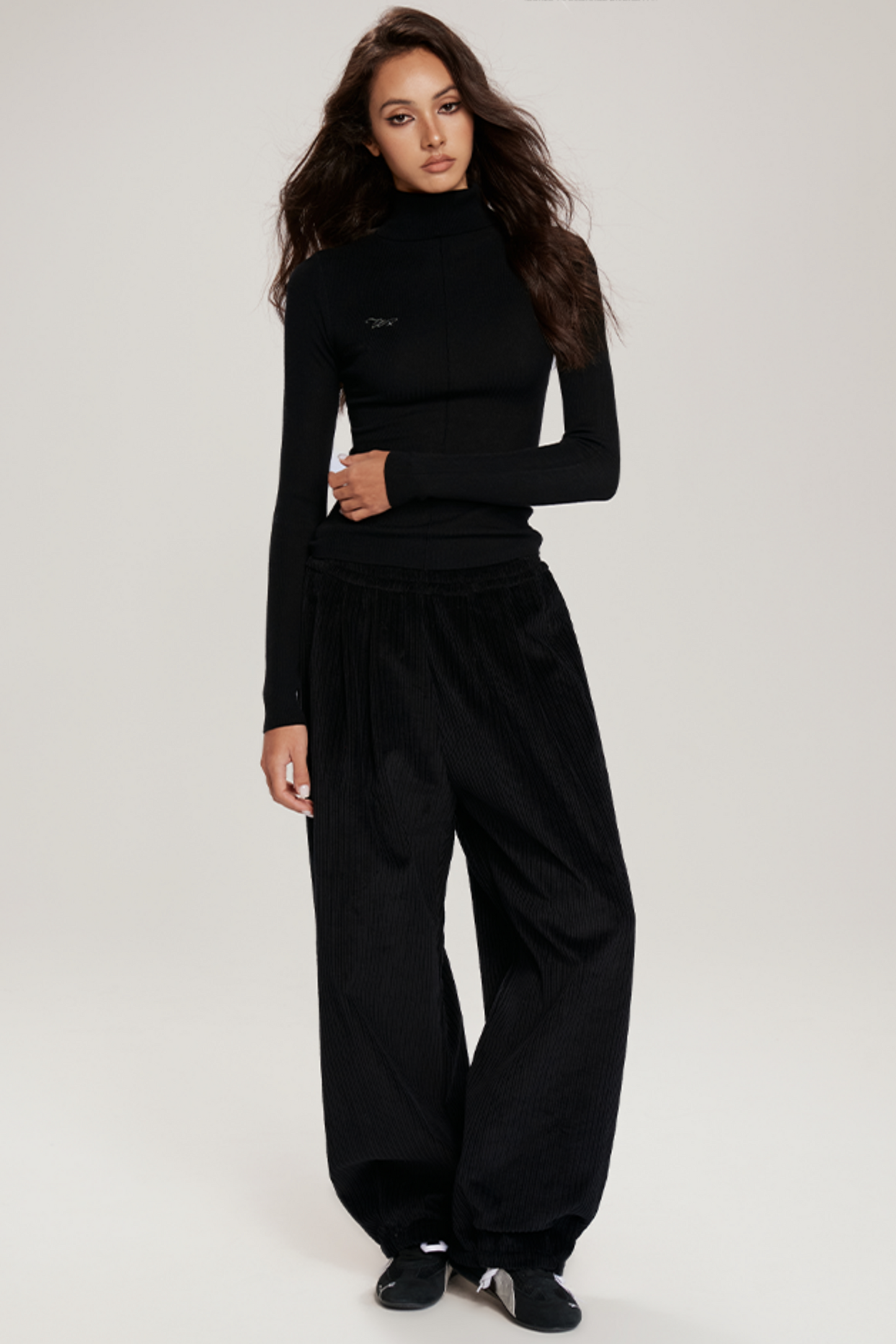 Cozy Wide-Leg Corduroy Pants