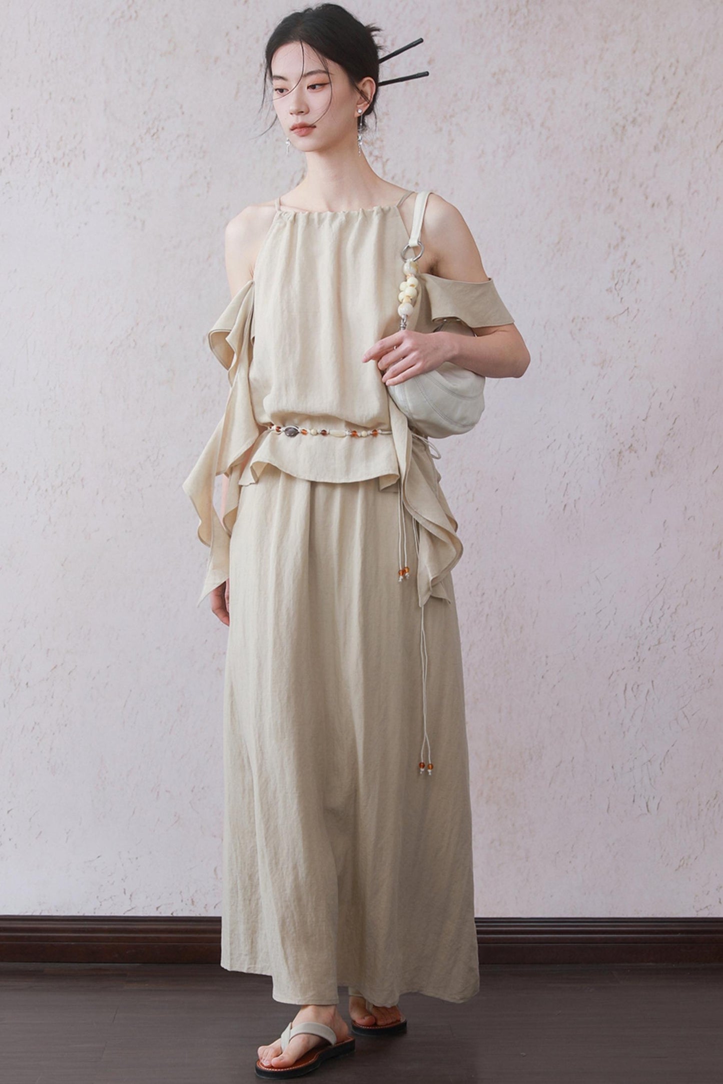 Ruffled Camisole Set