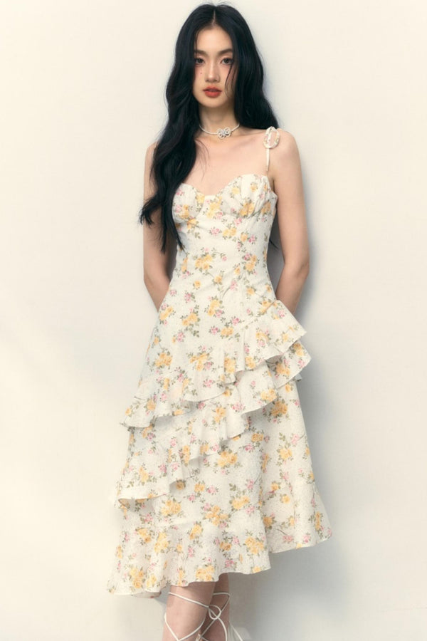 Yellow Rose Cami Dress