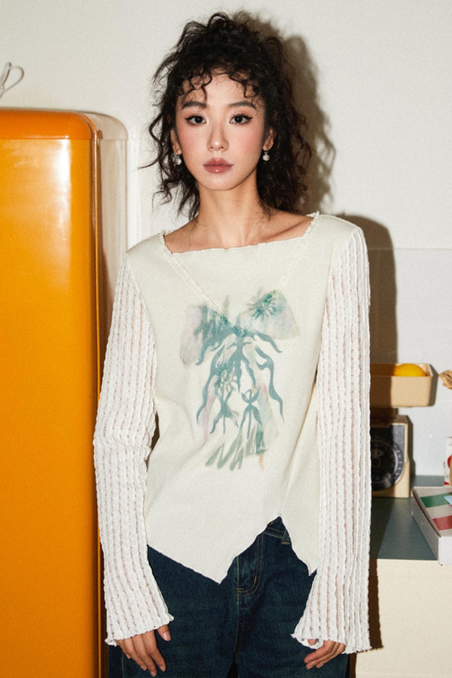 Rain Forest Long Sleeve Top