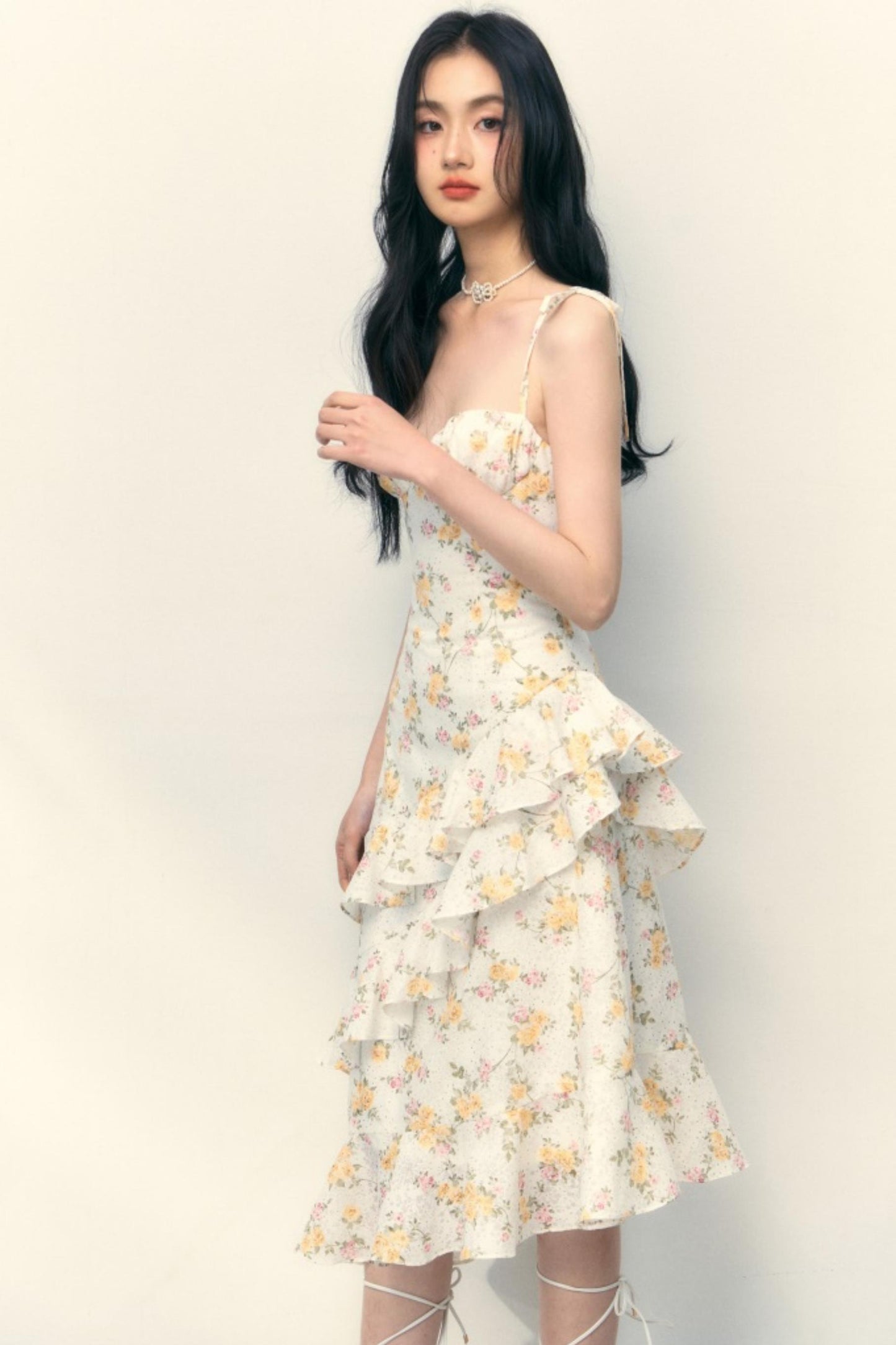 Yellow Rose Cami Dress