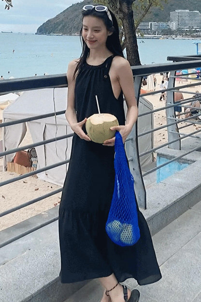 Graceful Halter Dress