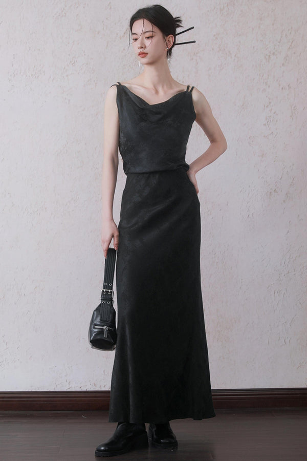 Modern Han-Inspired Suspender Skirt Set-Up