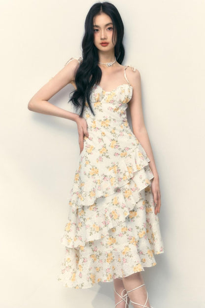 Yellow Rose Cami Dress