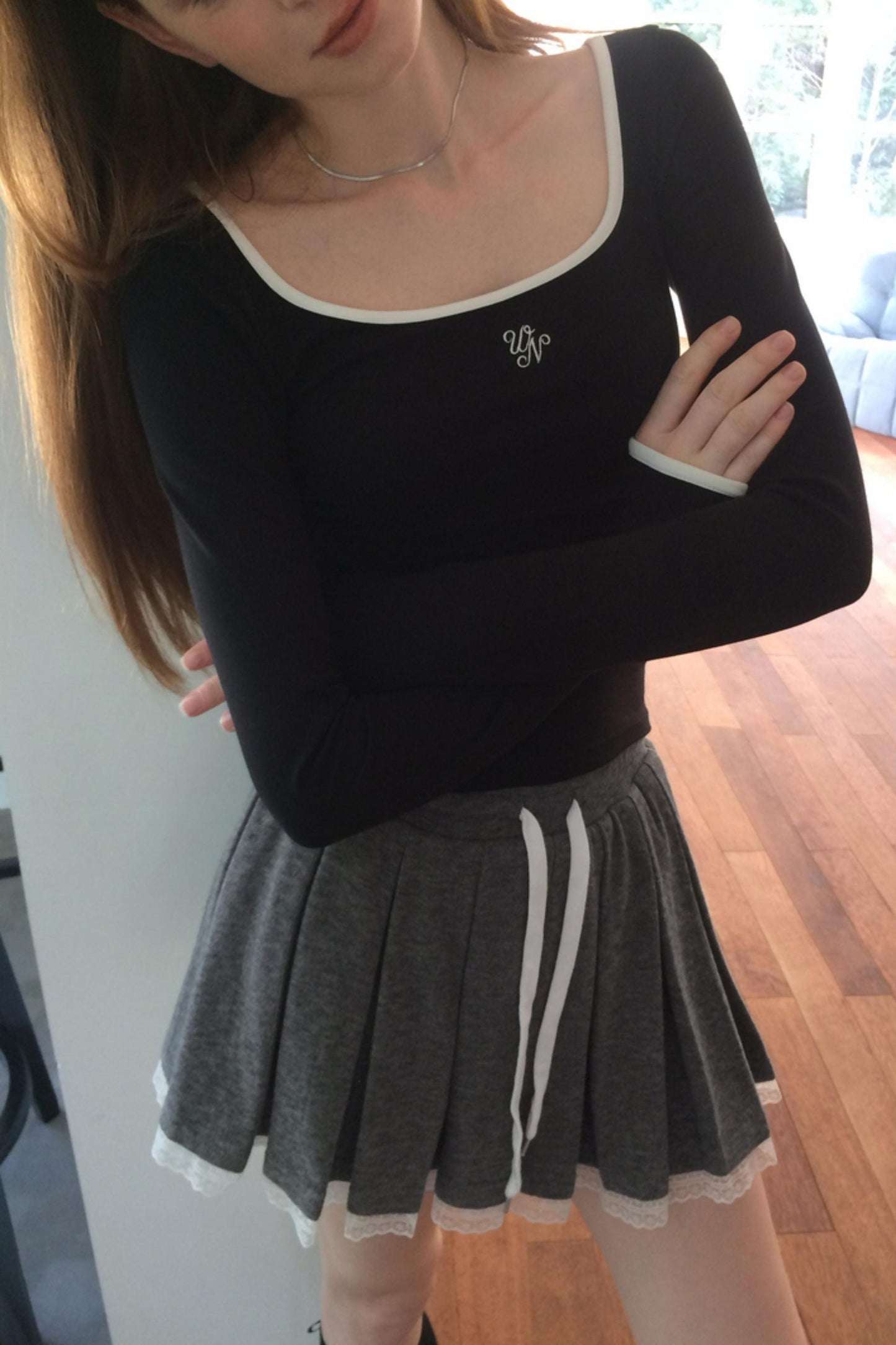 Lace Hooded Cardigan Set-Up