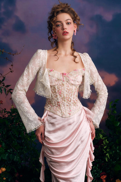Starry Flower Corset & Skirt Set-Up