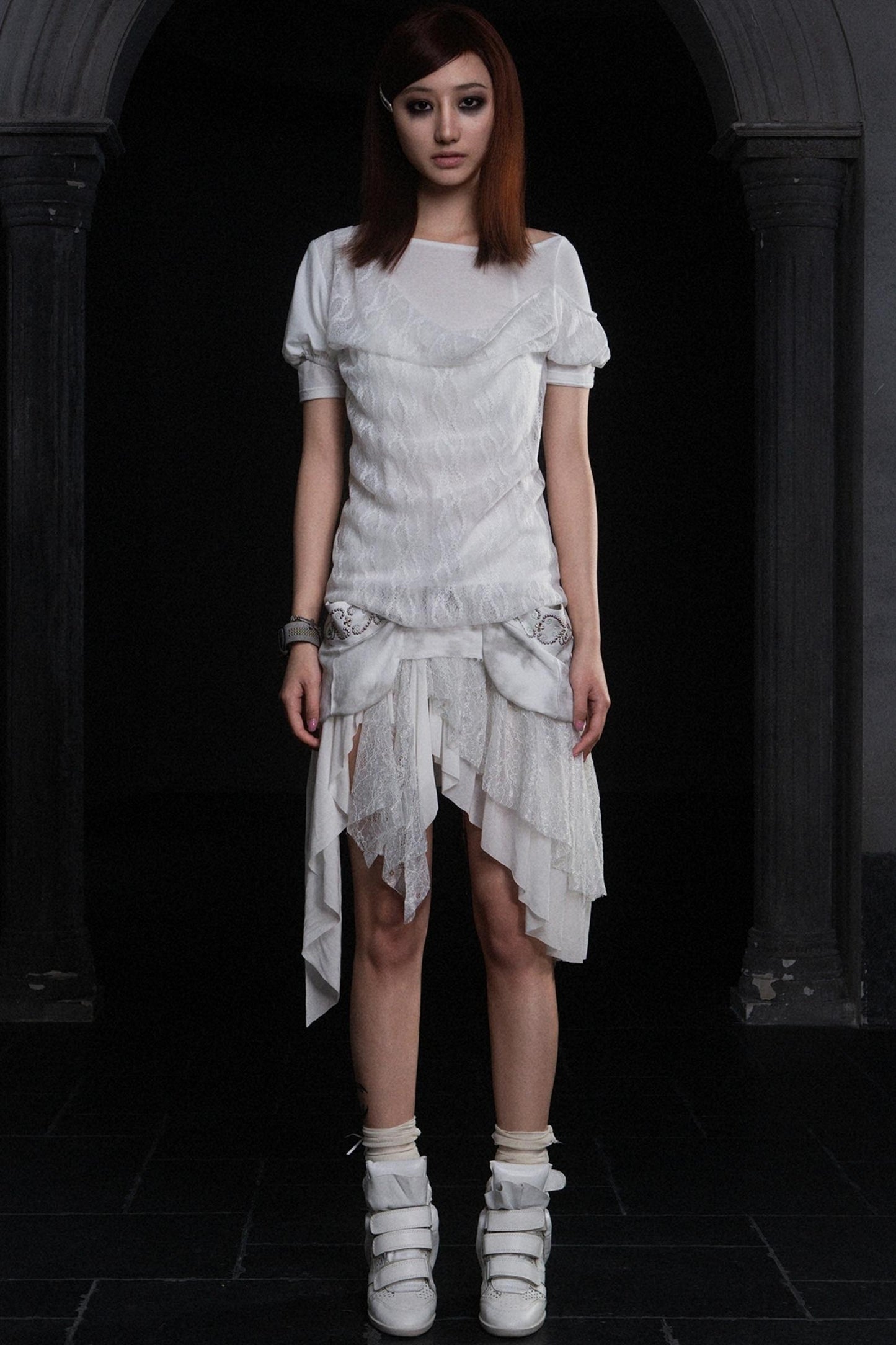 Retro Lace Swing Tee