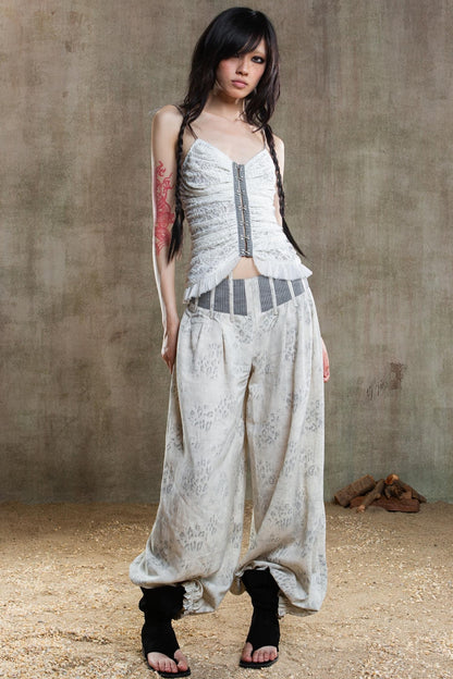 Retro Fishbone Pants