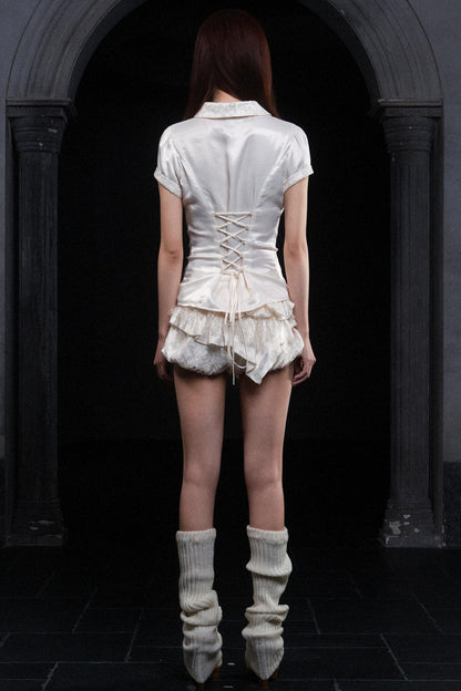 Punk Lace Mini Skirt