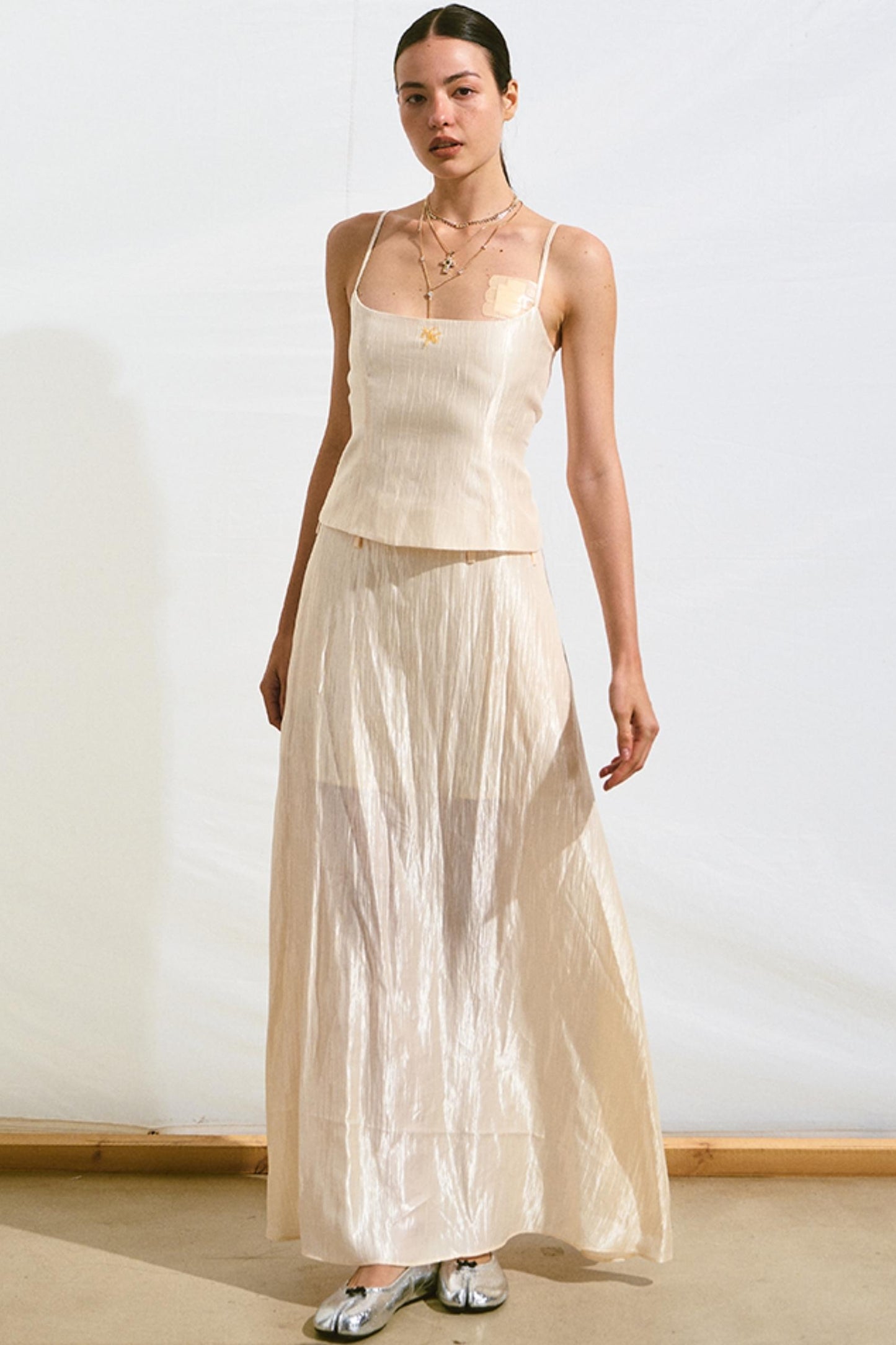 Hollow Back Halter Dress