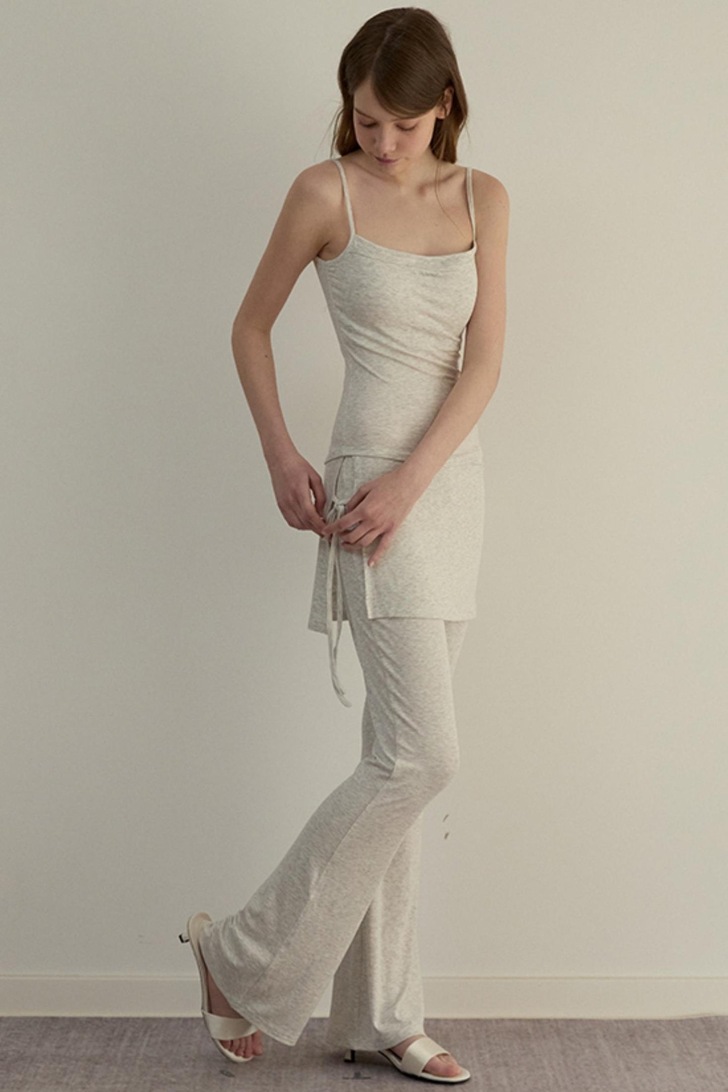 Sparkle Rhinestone Camisole & Micro Pants Set