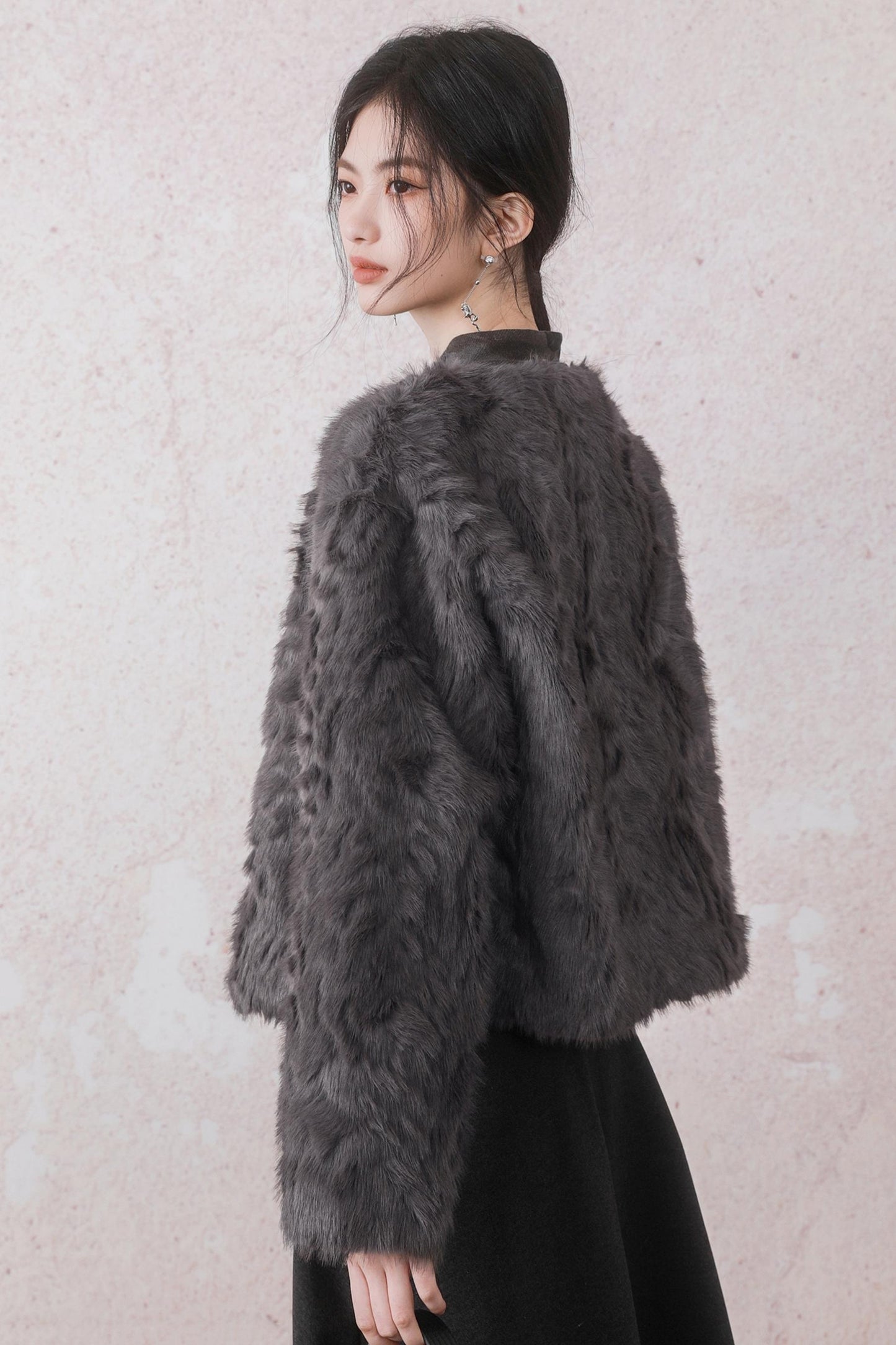 Eco-Friendly Fur Jacket