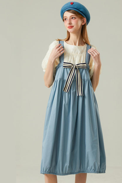 Blue Strappy Maxi Dress