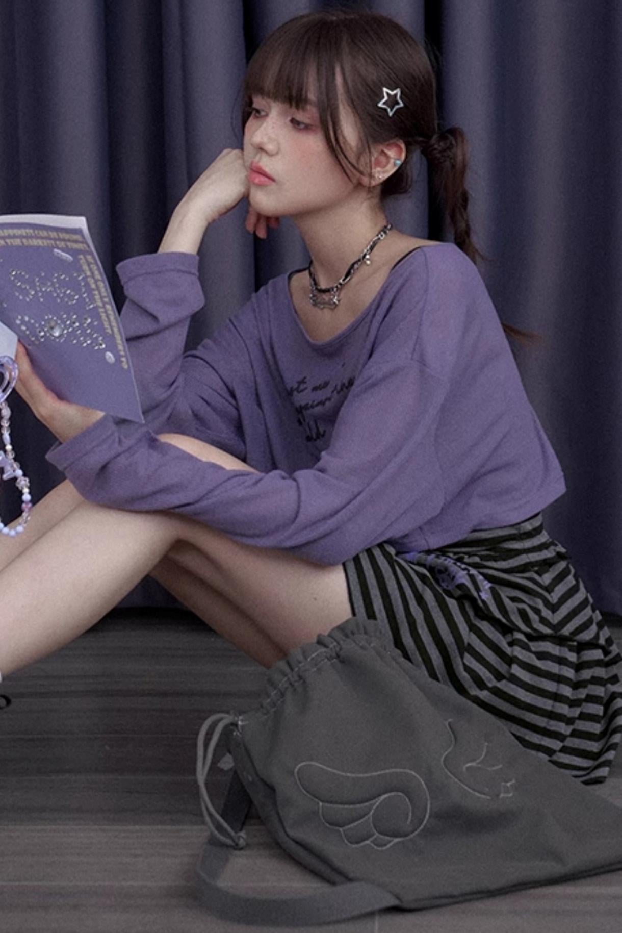 Summer Striped Dress & Shorts Set