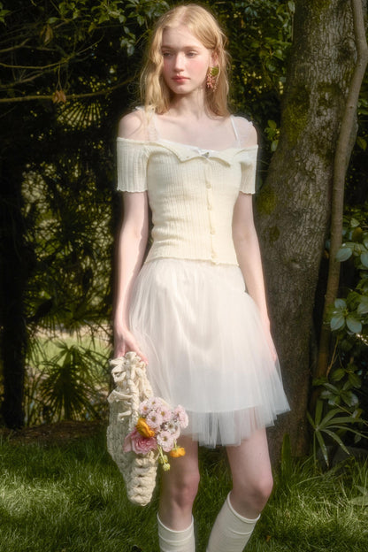 Summer One-Shoulder Cardigan