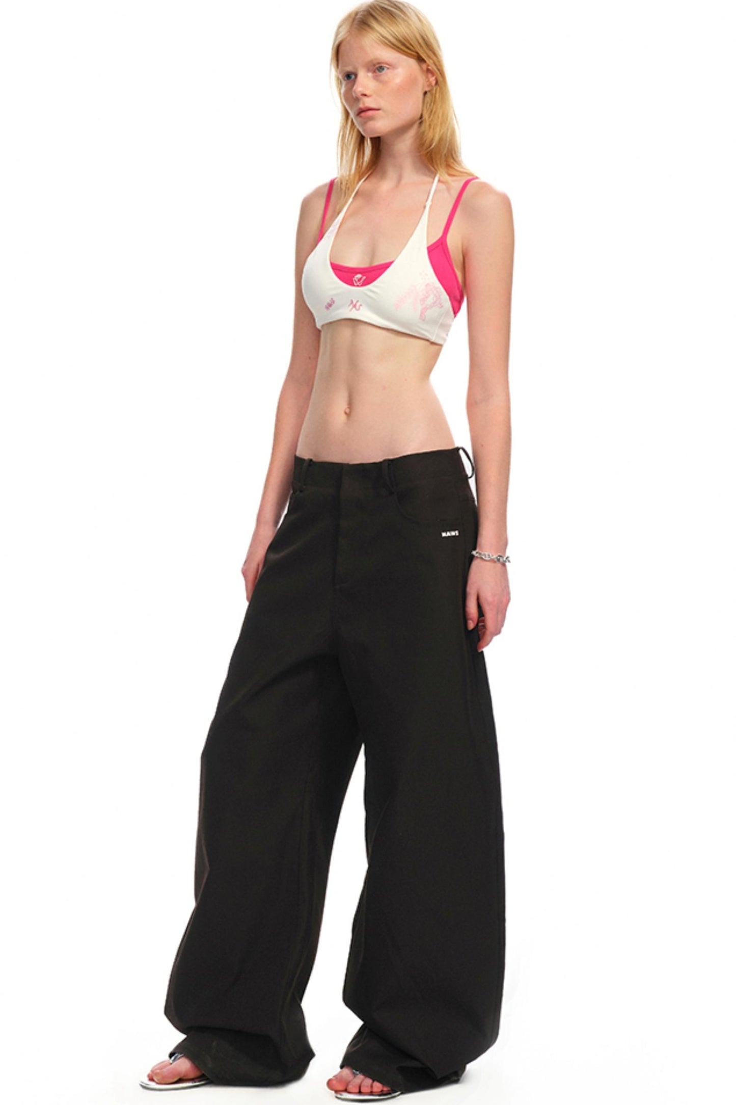 Lace-Up Coral Corset Tank