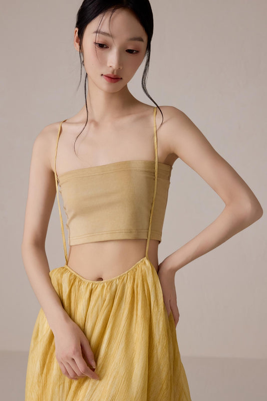 Spring Slim Knit Bustier