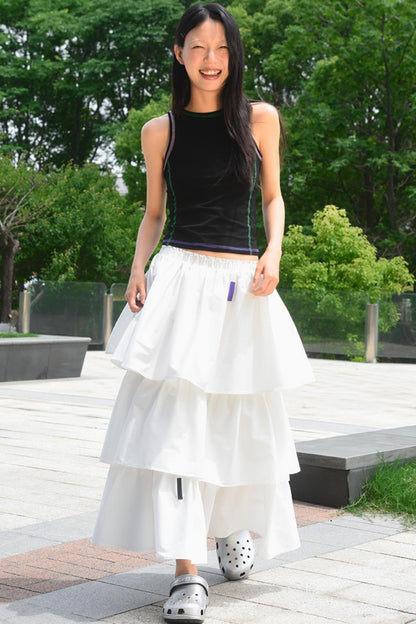 White A-Line Skirt