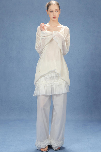 Windwave Lace Vest Dress