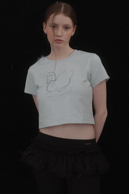 Swan Cotton Tee