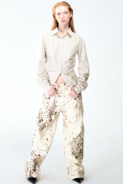 Wild Spice Wide-Leg Jeans