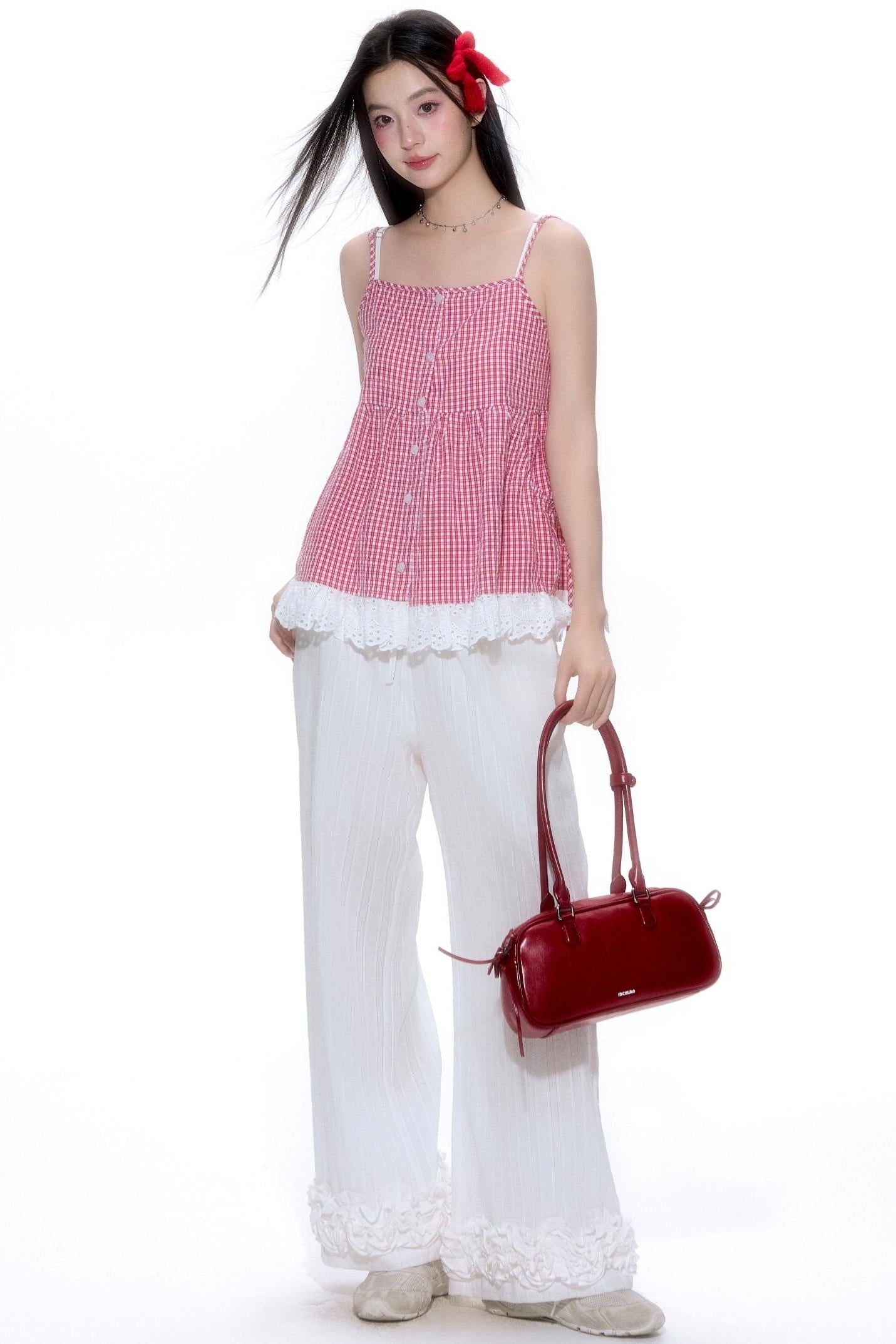 Sweet Lace Halter Top