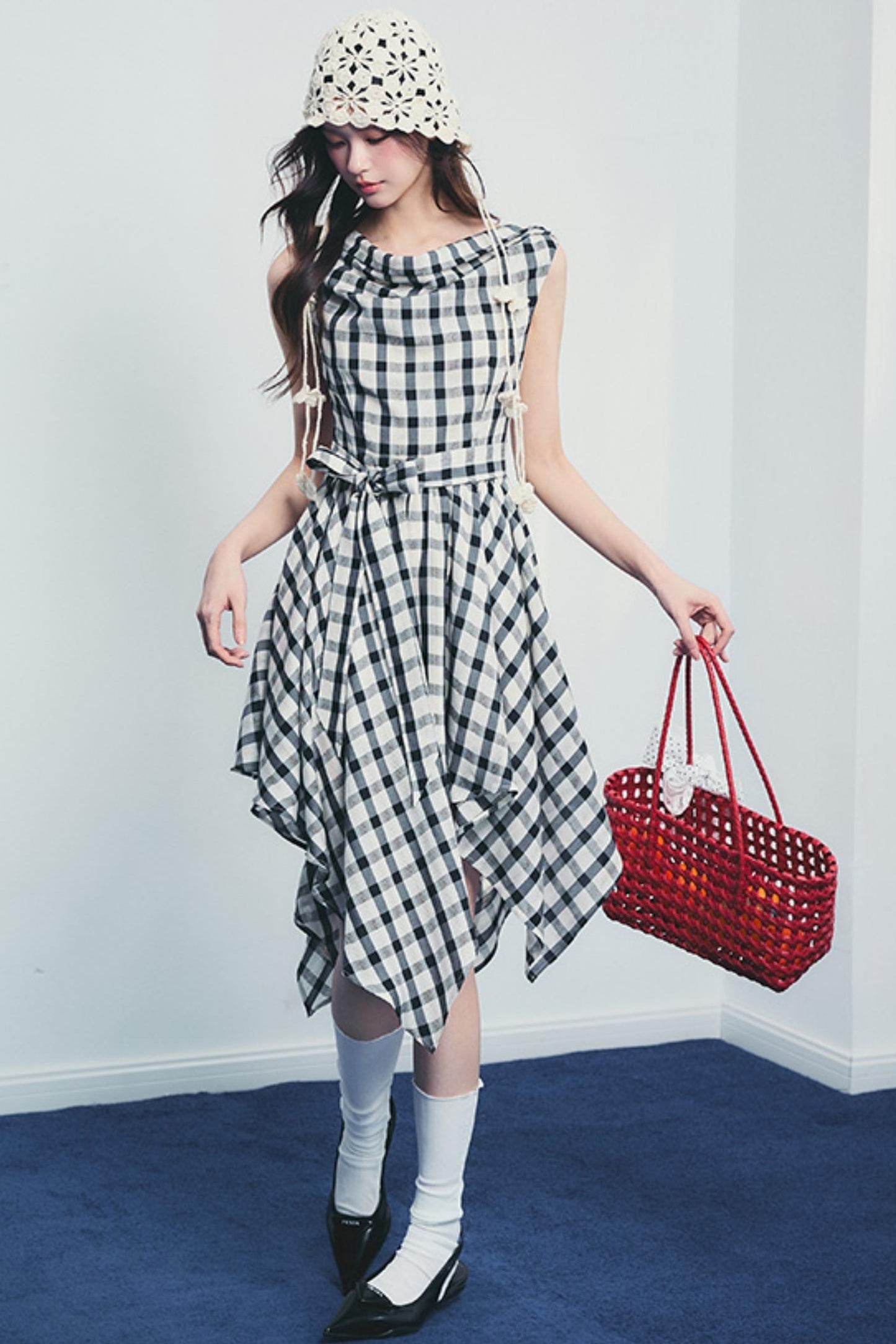 Forest End Plaid Swing Dress