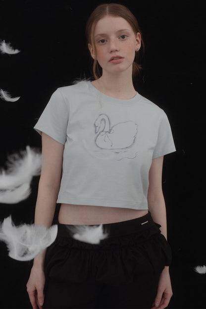 Swan Cotton Tee