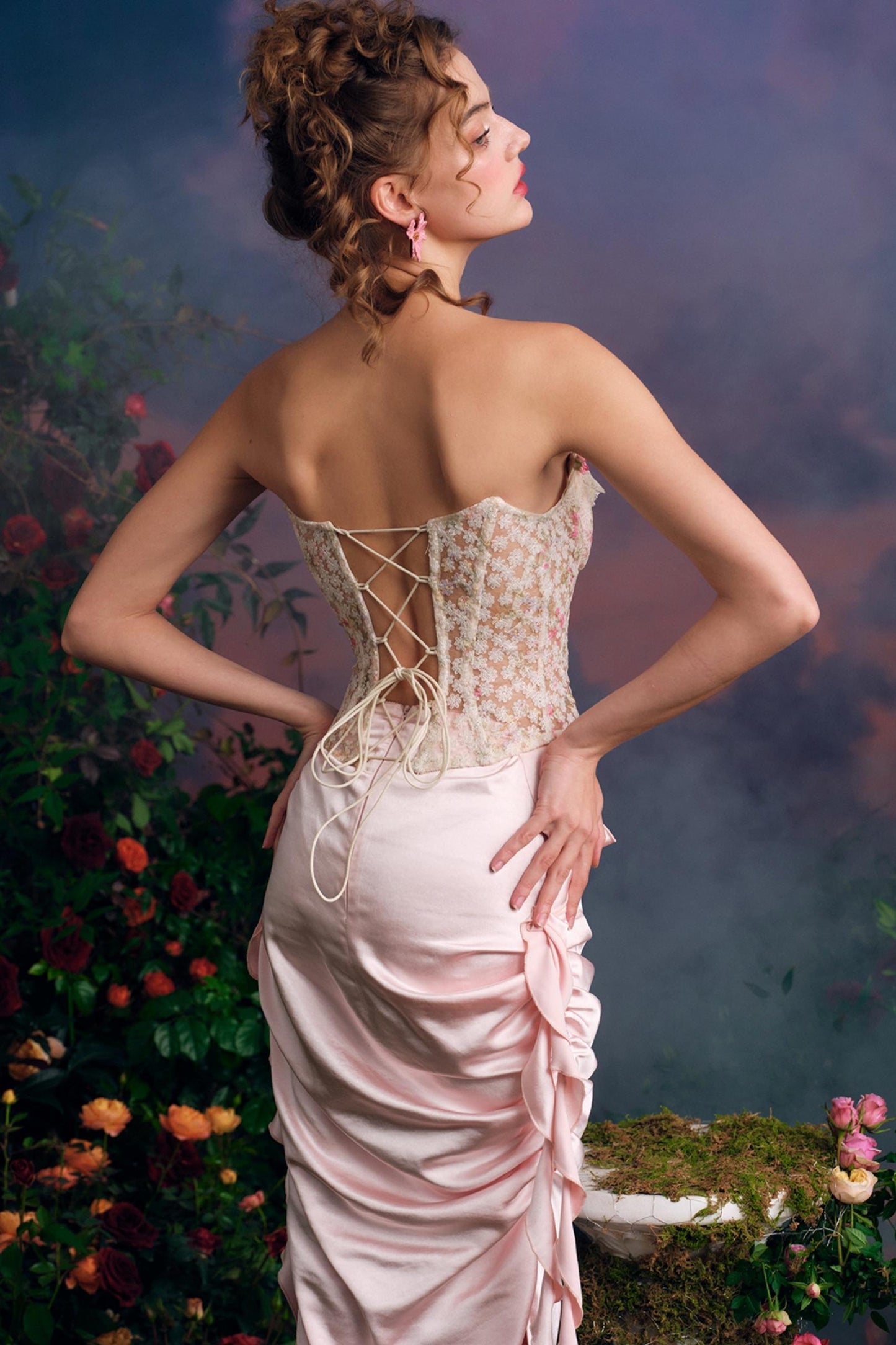 Starry Flower Corset & Skirt Set-Up
