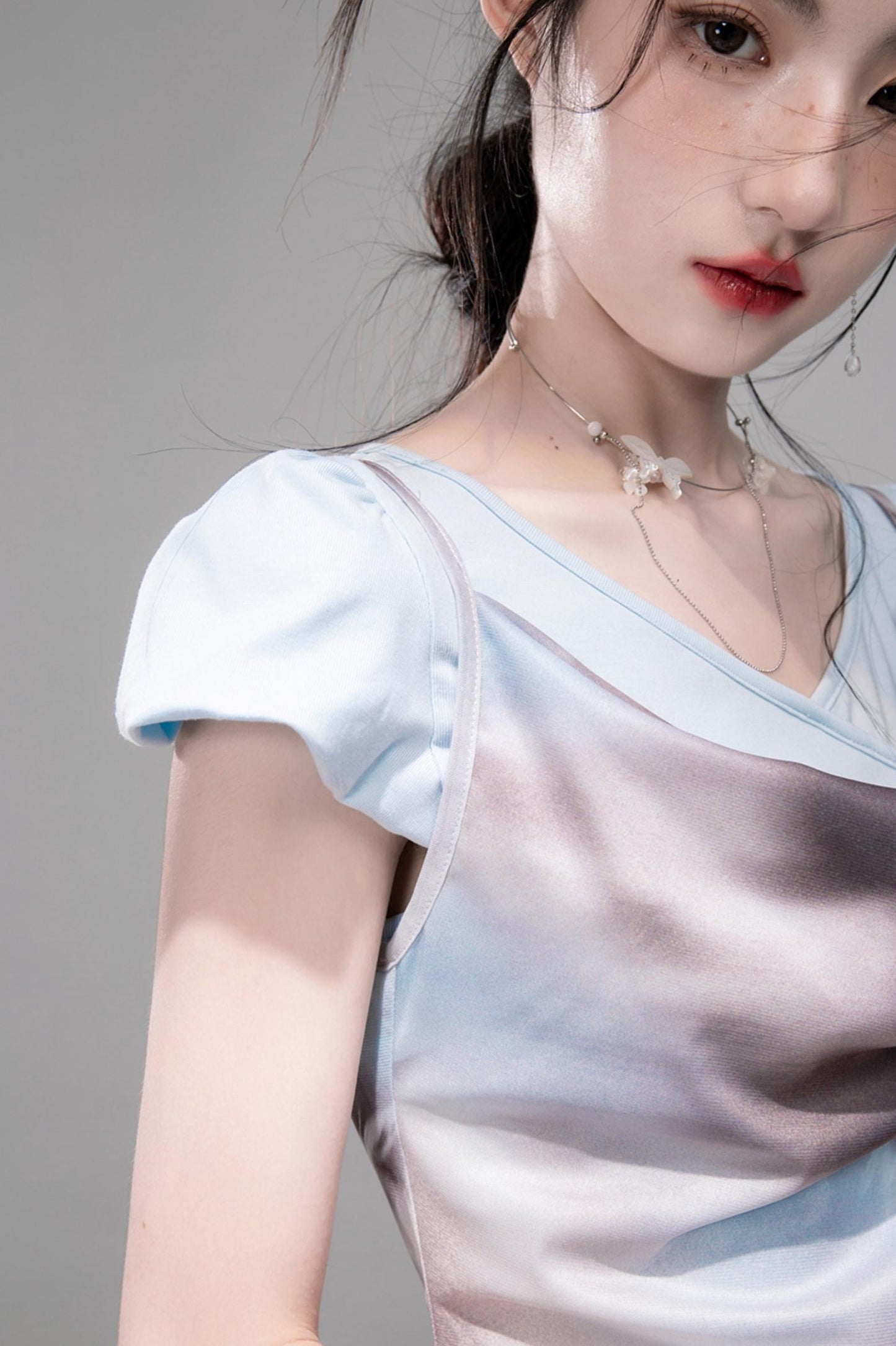 Twilight Sky Blue Swing Dress