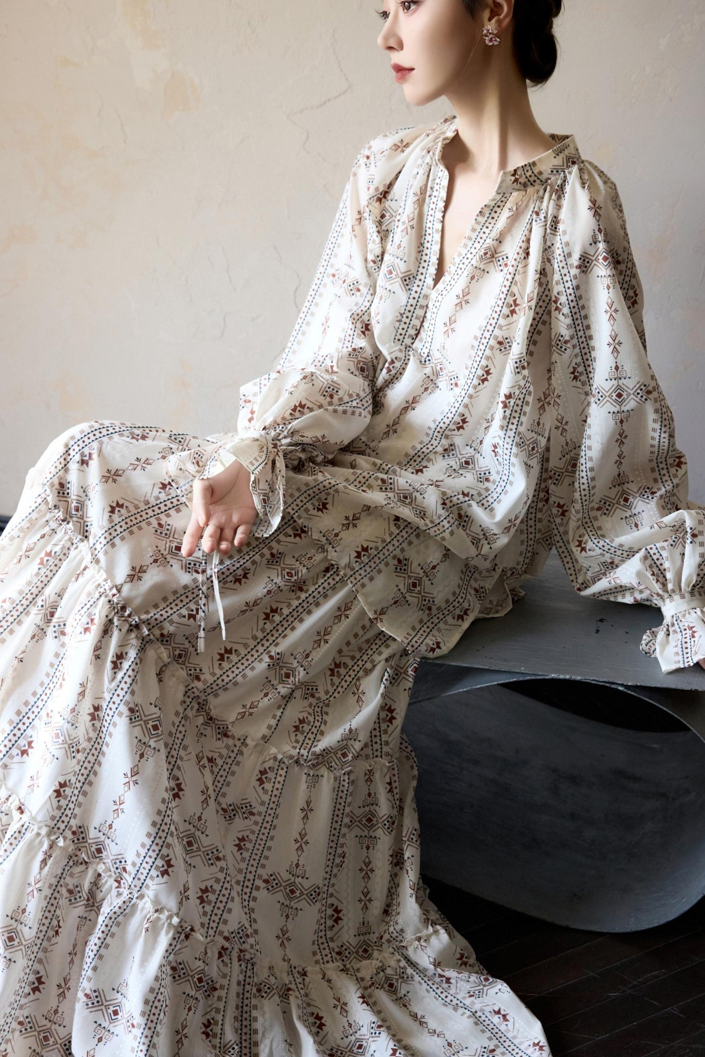 Retro National Resort Style Skirt