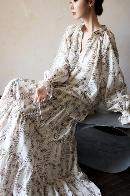 Retro National Resort Style Skirt