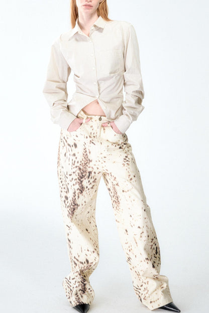 Wild Spice Wide-Leg Jeans