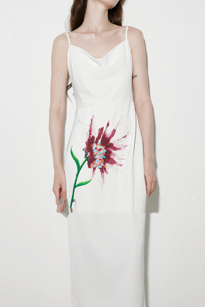 Backless Halter Dress