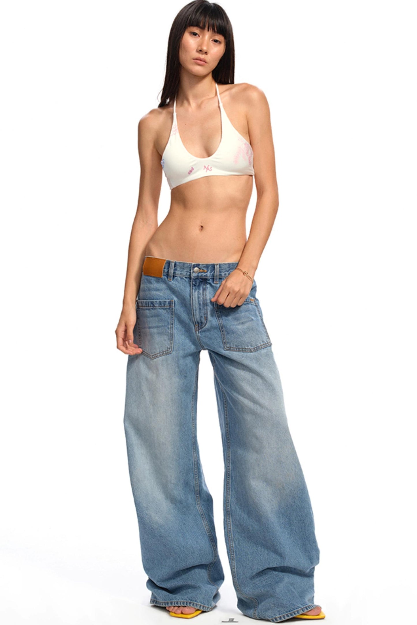 Lace-Up Coral Corset Tank