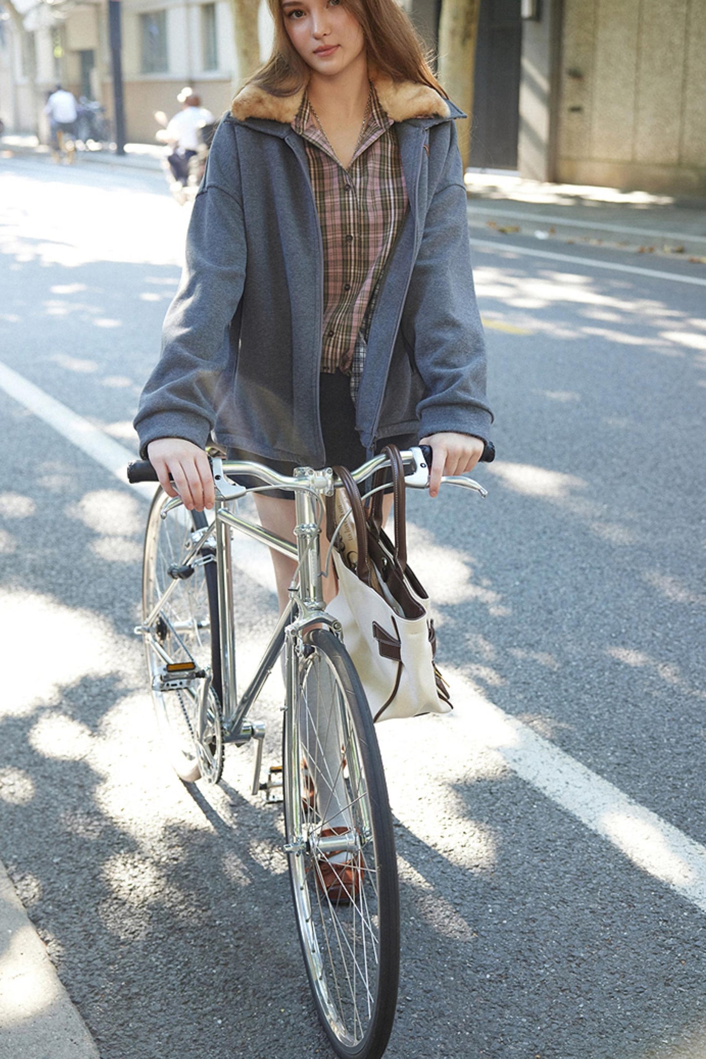 Patch Embroidered Baggy Coat