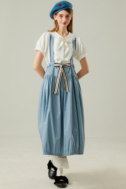 Blue Strappy Maxi Dress