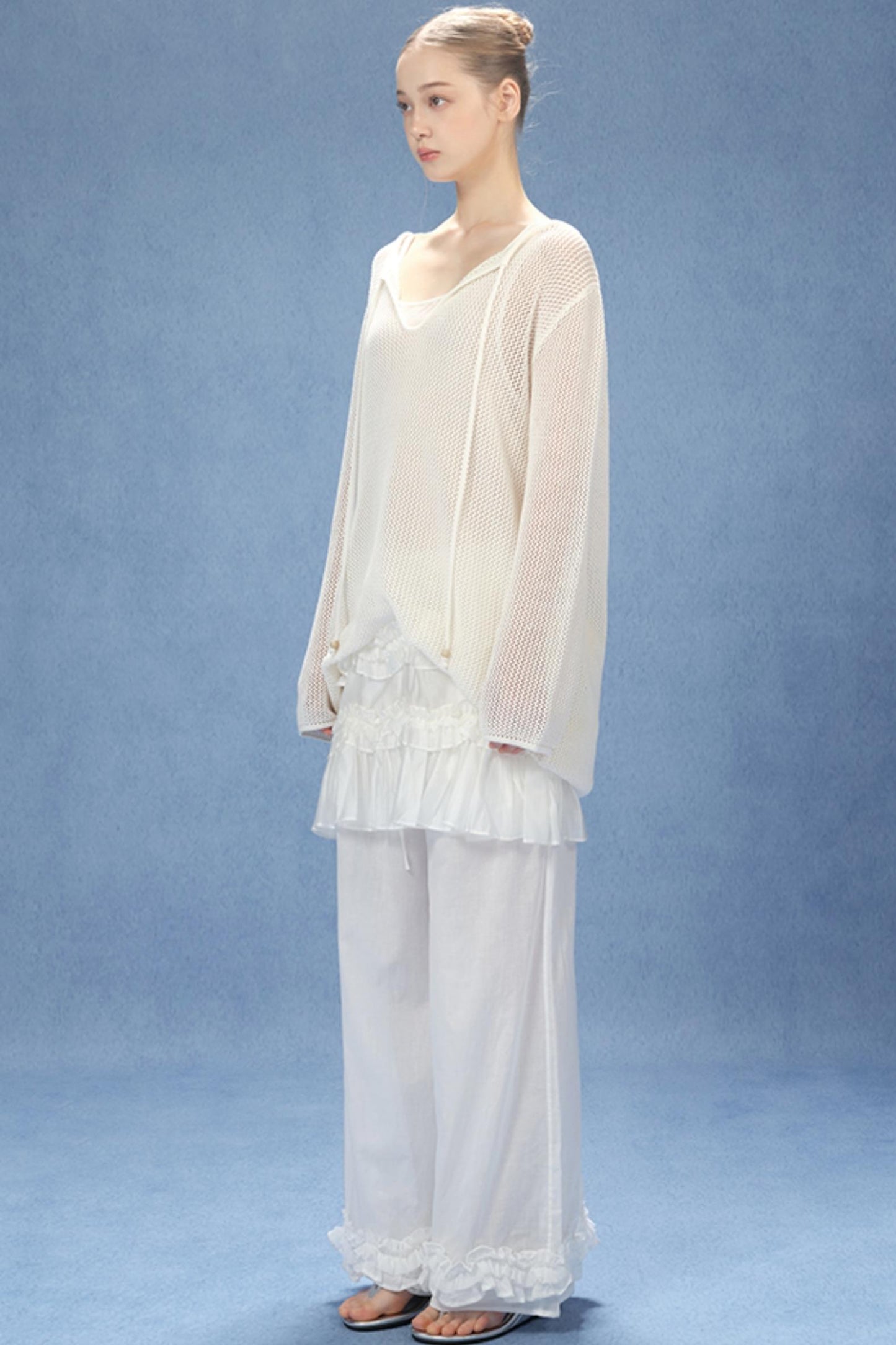 Windwave Lace Vest Dress