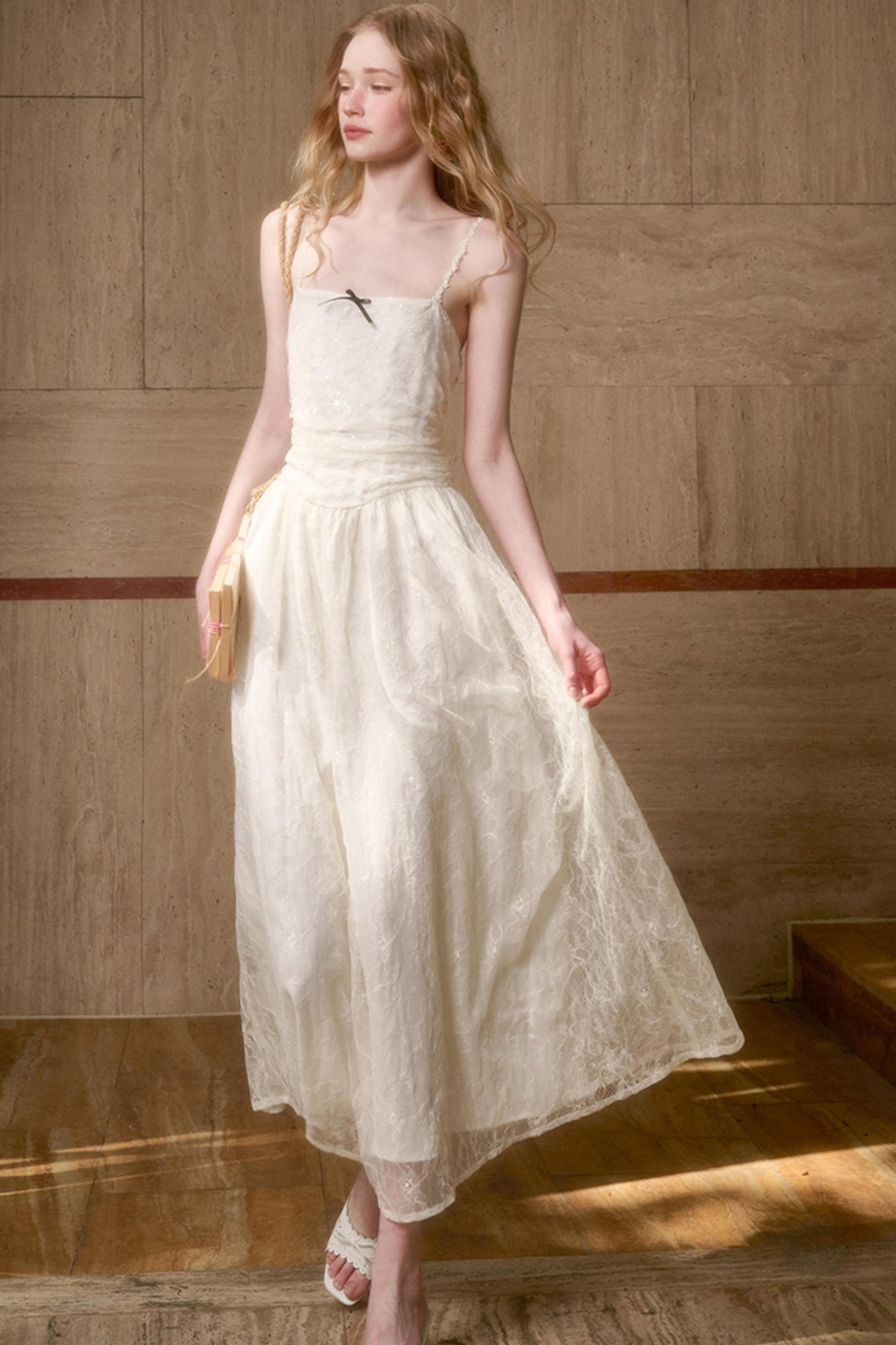 Sparkling Lace Fairy Gown Dress