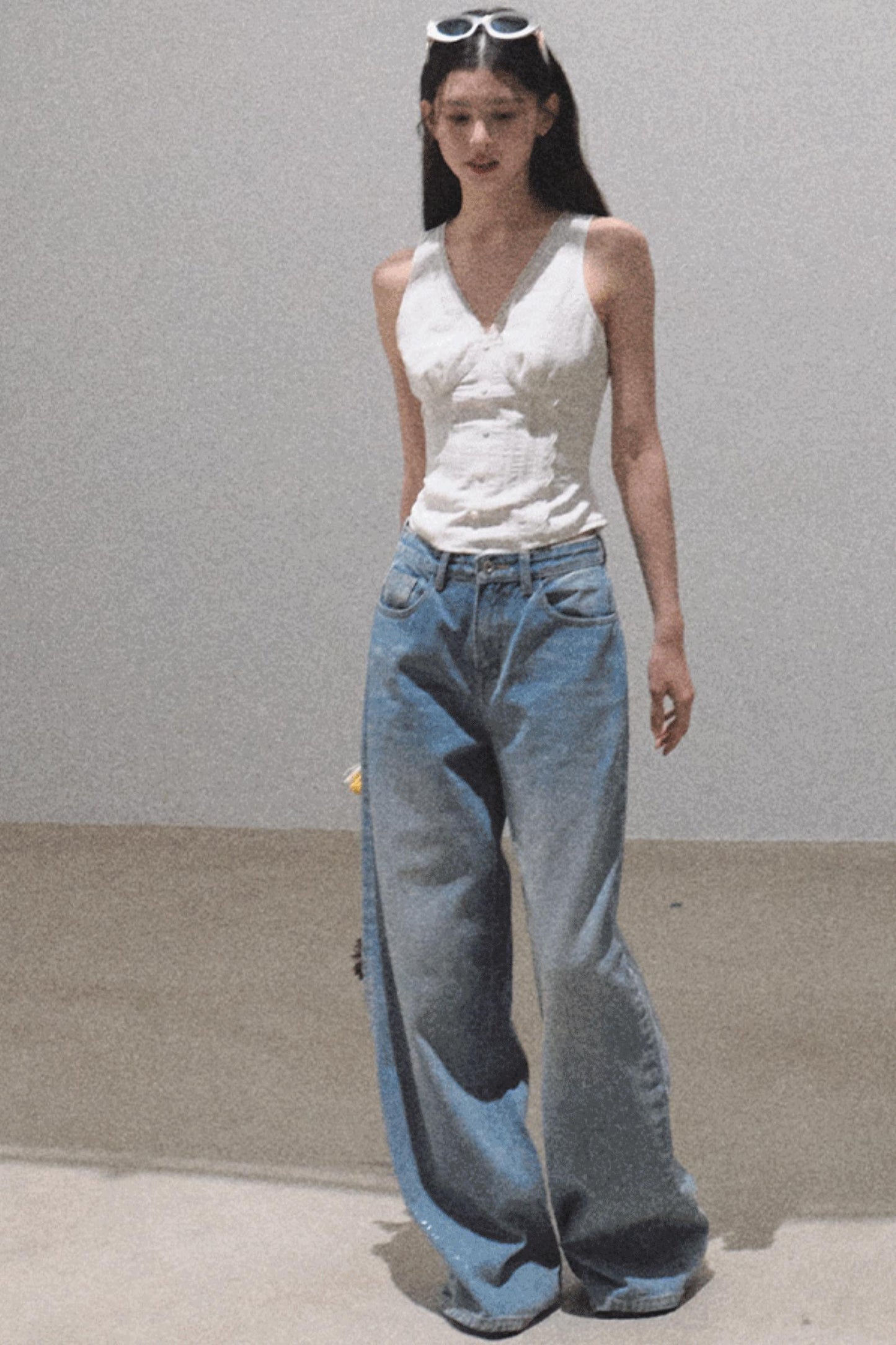 Ruffled V-Neck Camisole