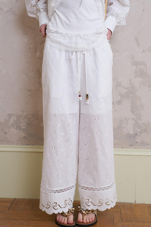 Floral Lace Trousers