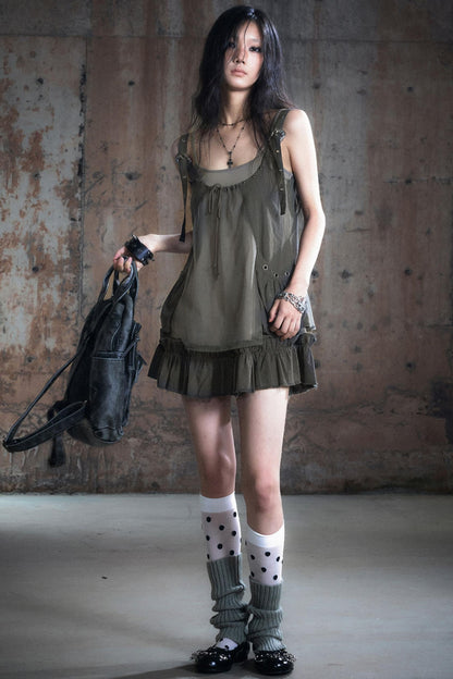 Two-Piece Strap Fall Dress