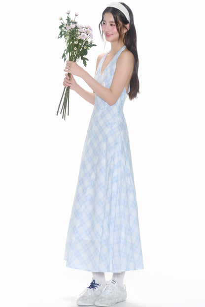 Halterneck Patch Dress