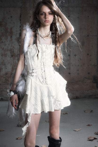 Versatile Lace Halterneck Sundress