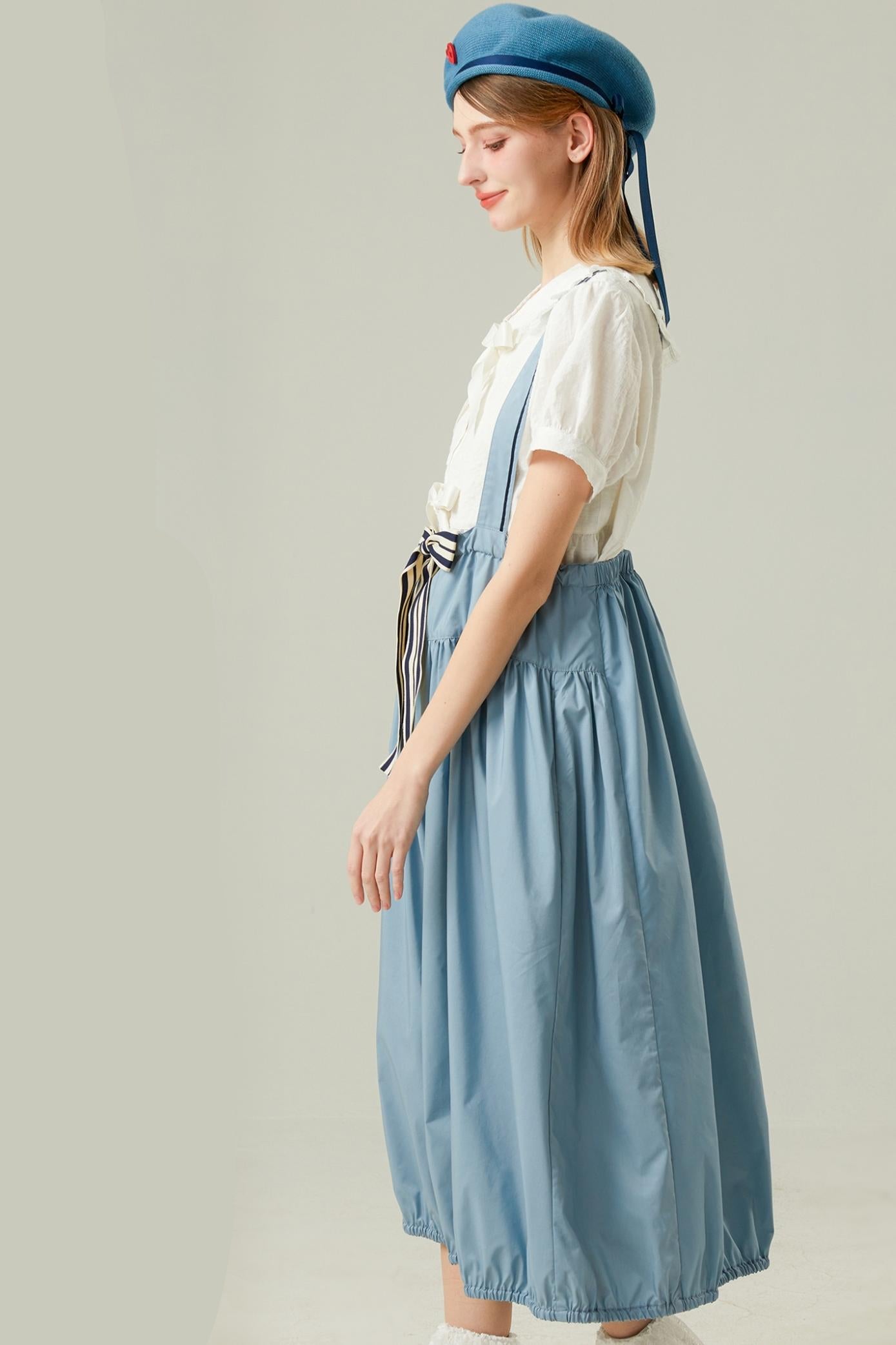 Blue Strappy Maxi Dress