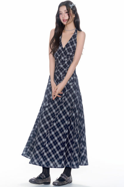 Halterneck Patch Dress