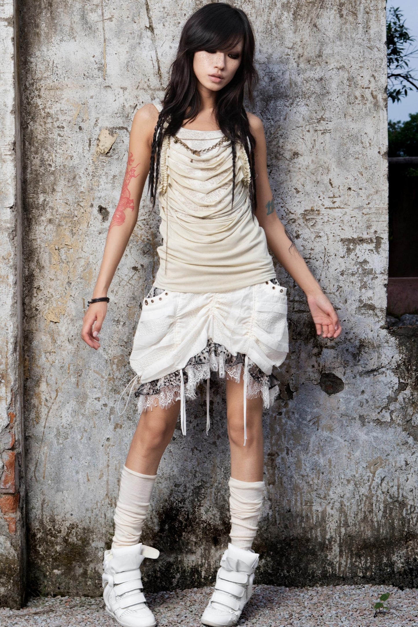 Multi-Wear Floral Bud Skirt