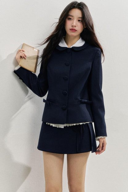 Vintage Doll Collar Suit Set-Up