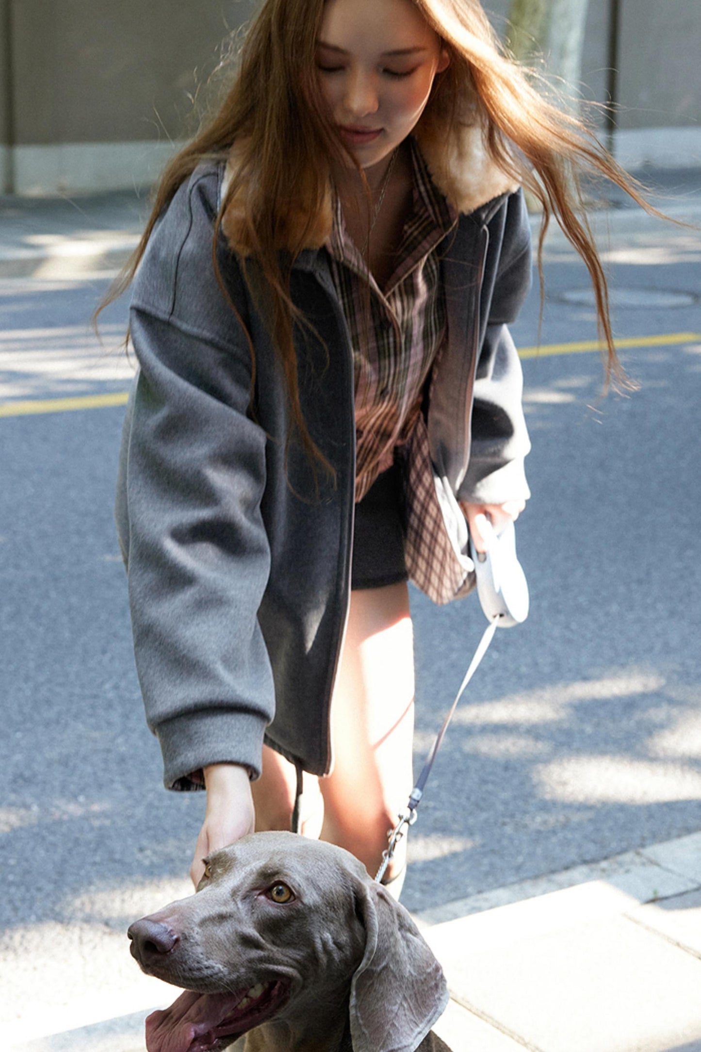 Patch Embroidered Baggy Coat