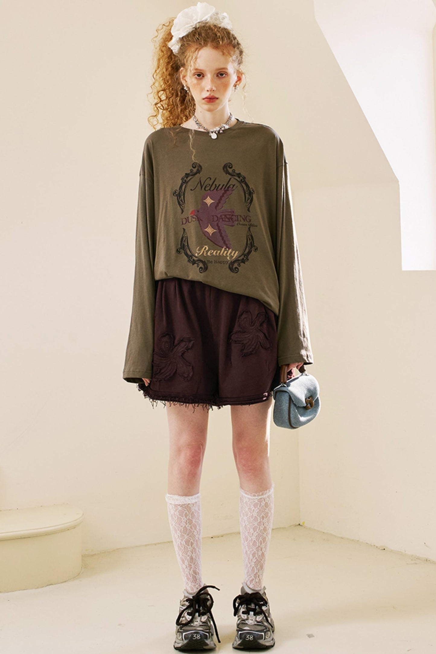 Relaxed Floral Sweatpants